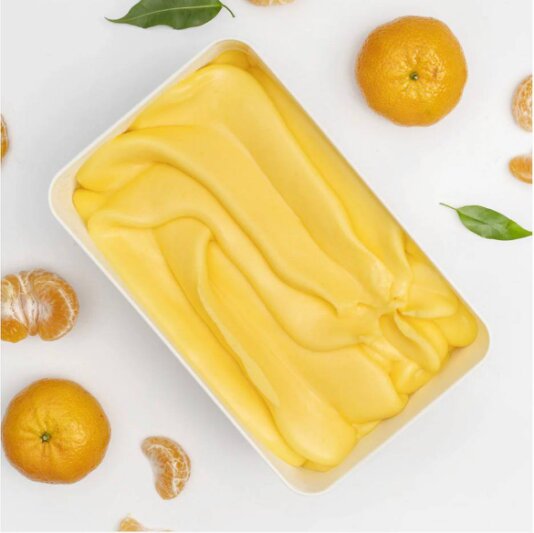 foto di vaschetta gelato artigianale Menodiciotto che serve ad indicare la sezione del sito Vaniglia e cannella dedicata al Gelato artigianale