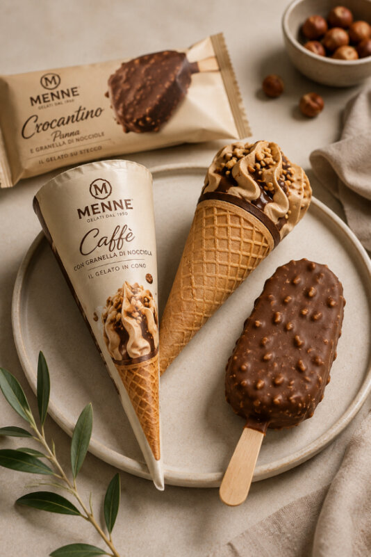 foto di gelati su stecco che indicano la sezione Gelati da Impulso del sito Vaniglia e cannella
