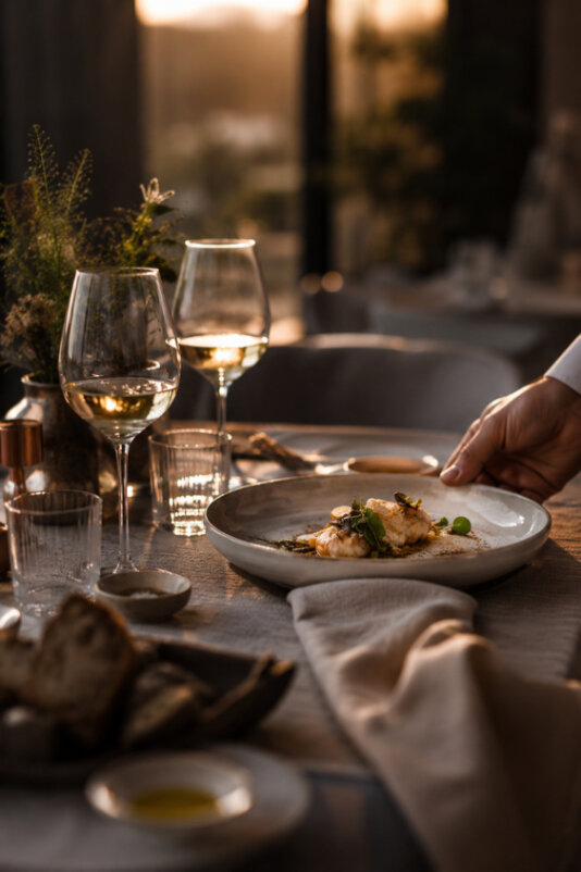 foto di servizio di un piatto al ristorante che sta ad indicare la nostra idea di ospitalità del sito Vaniglia e cannella