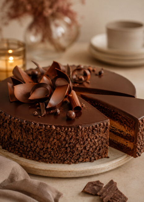 foto di torta al cioccolato che indica la sezione Torte del sito Vaniglia e cannella