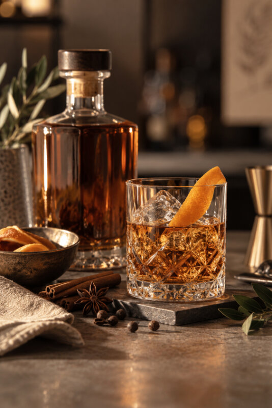 foto di bottiglia di distillato per indicare la sezione Distillati del sito Vaniglia e cannella